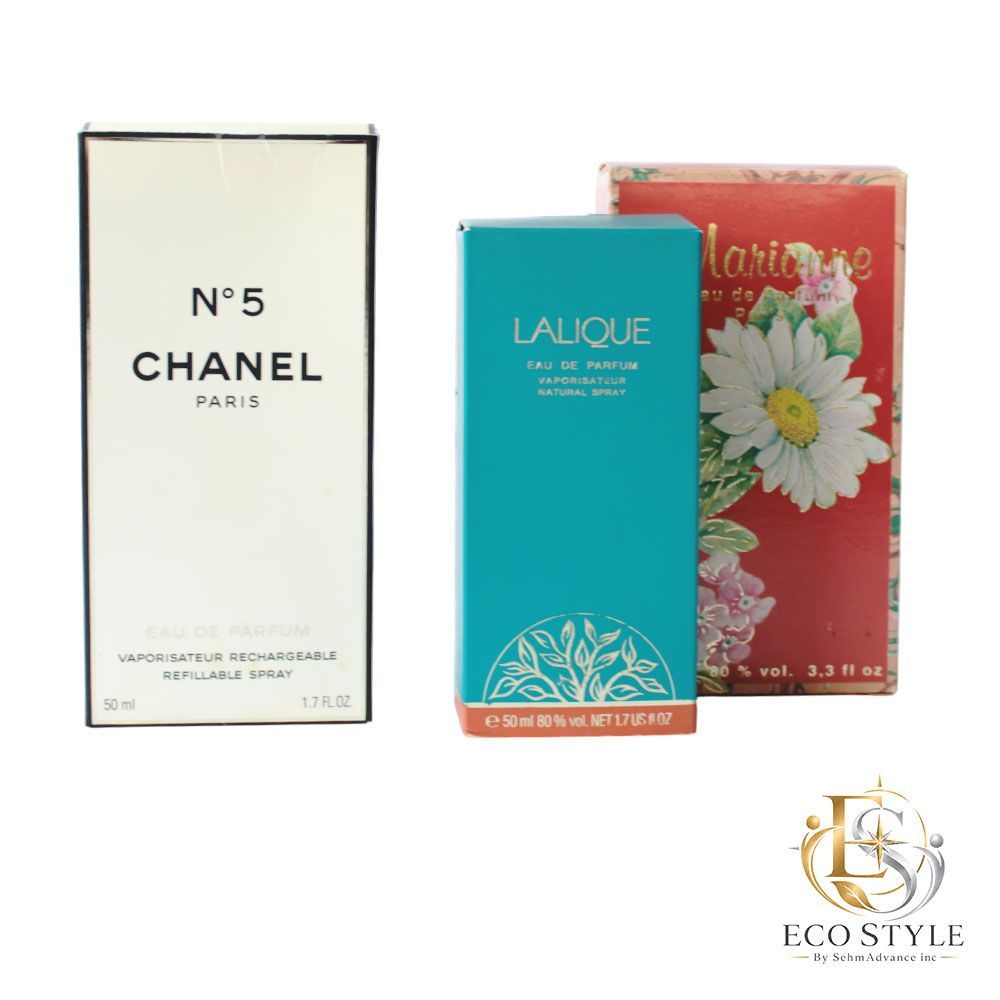 CHANELシャネル／Marianne／LALIQUE　香水３点セット（中古品D　A-00007-）