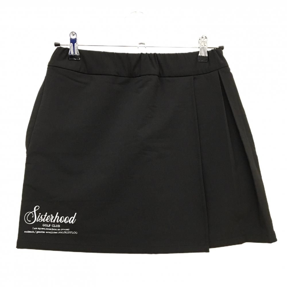 新品】ラフロッグ スカート 黒 SISTERHOOD ウエストゴム 内側インナー