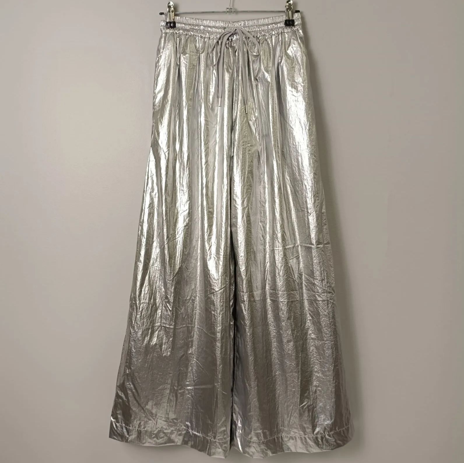 CITYSHOP LLIC EASY パンツ シルバー シティショップ CITYSHOP METALLIC EASY パンツ 【36／S相当