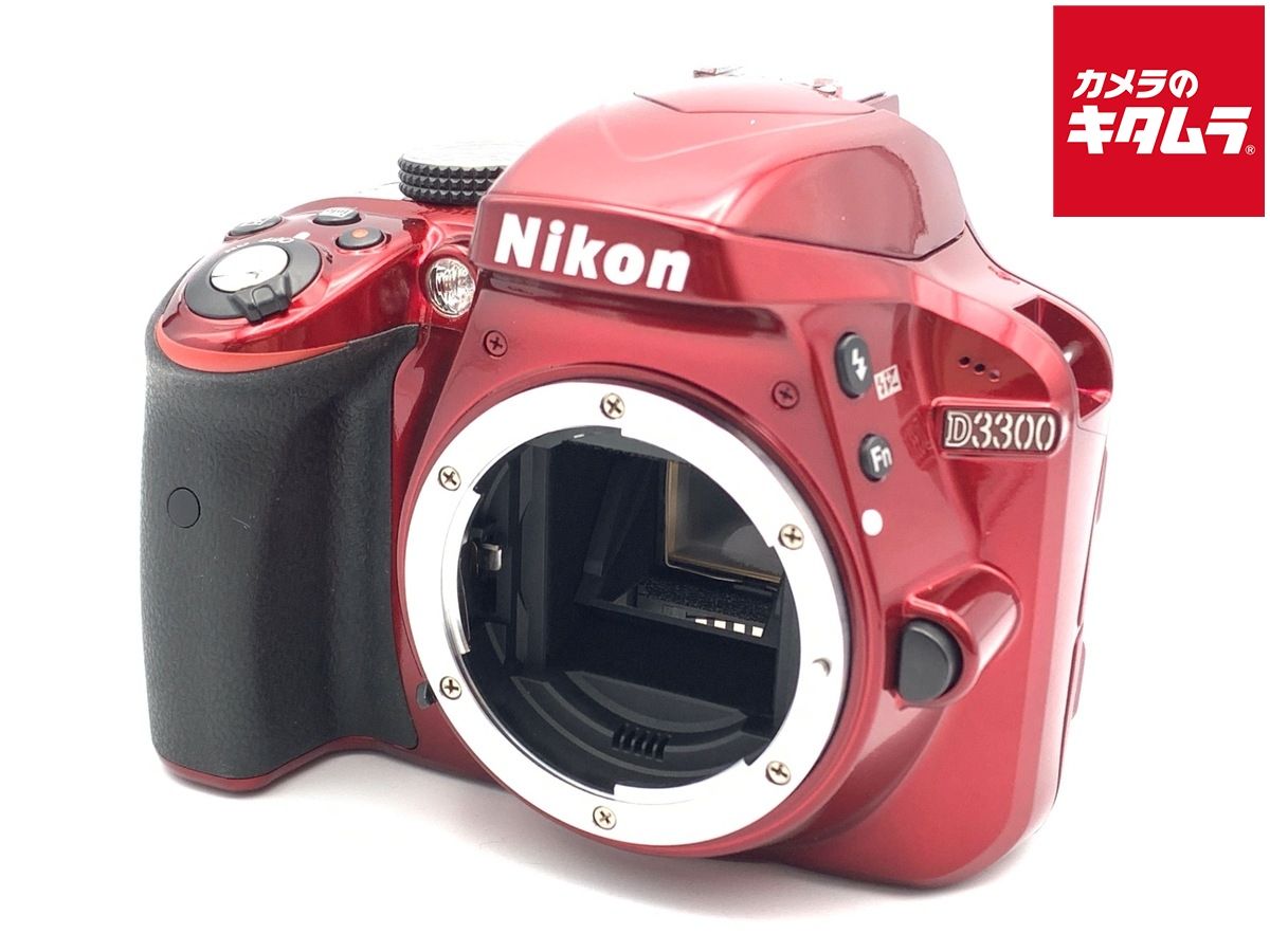 【中古】 【良品】 ニコン D3300 ボディ レッド