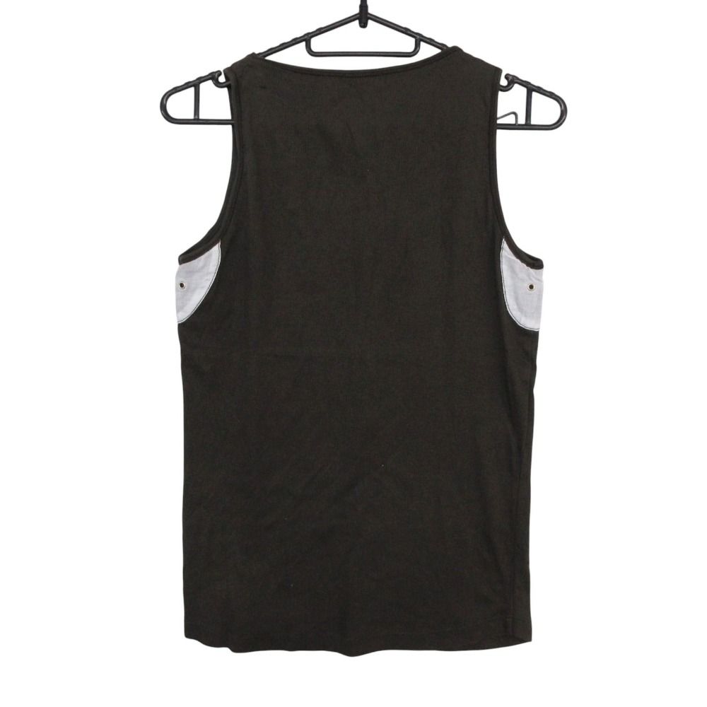 新品未使用　BRUNELLO CUCINELLI タンクトップ　フリンジ付き Brunello Cucinelli ブルネロクチネリ タンクトップ フリルレイヤード