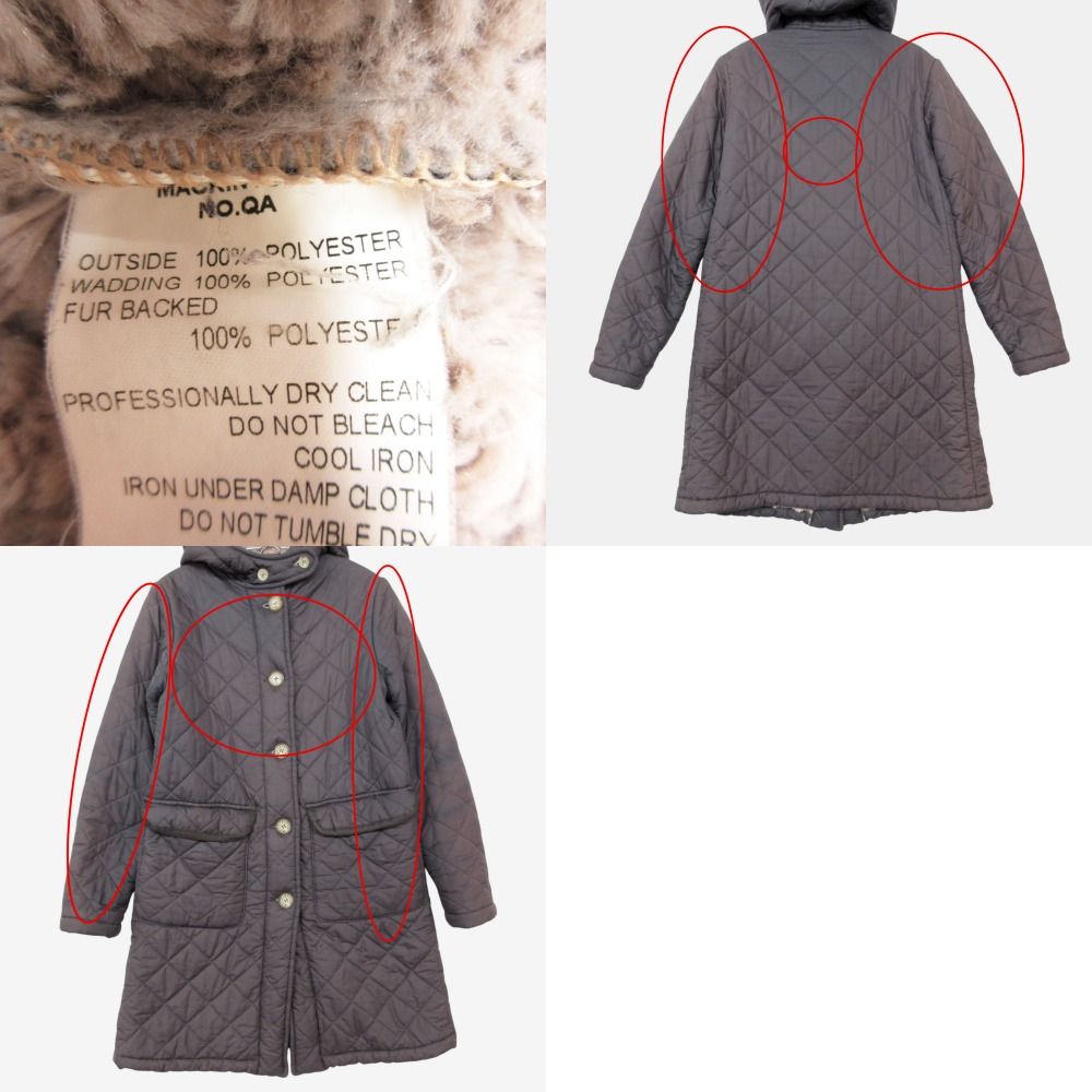 Mackintosh マッキントッシュ コート 英国製 キルティングコート NO.QA