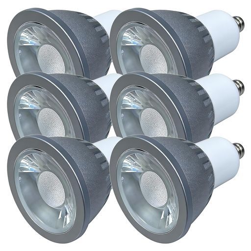 FWAYTECH LED電球 EZ10 昼白色 AC/DC12V COB6W 550ルーメン ダクトレール用LEDスポットライト LED電球 ダイクロ