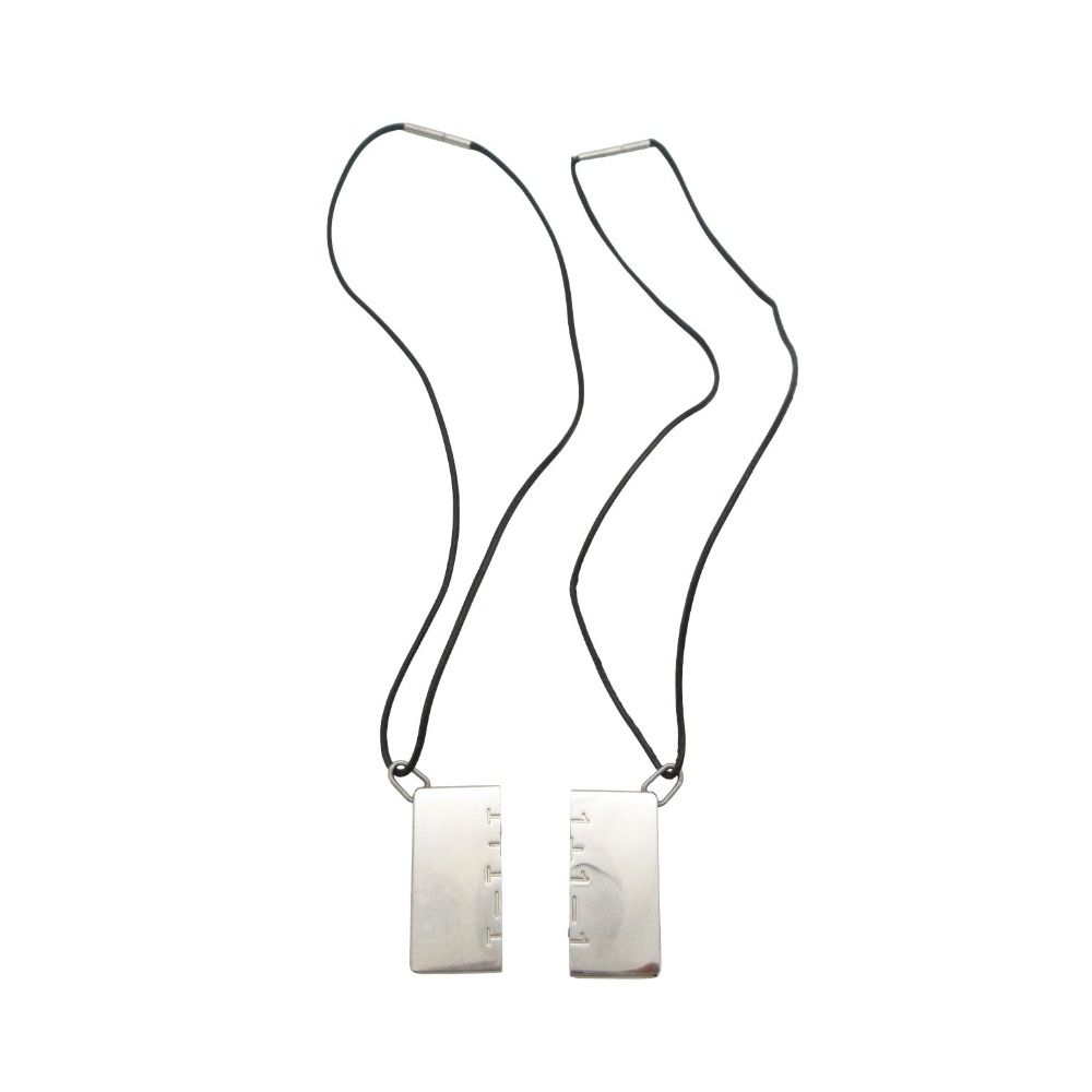HERMES エルメス ネックレス シンボル 1+1 ペアプレート アクセサリー