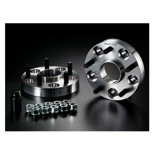 ケースペック ワイドトレッドスペーサー 7HW114515257360 ハブリング付きスペーサー 114.3-5H P1.5 25mm ハブ径 車両側