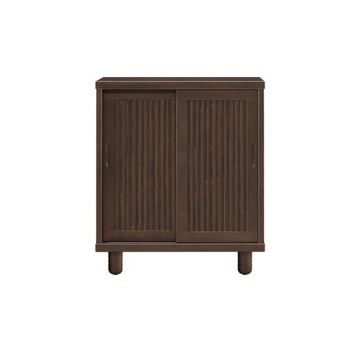 立義 シューズボックス 下駄箱 格子 和 幅90cm 幅89x奥行41x高さ89cm ウォールナット 436066 57,308円