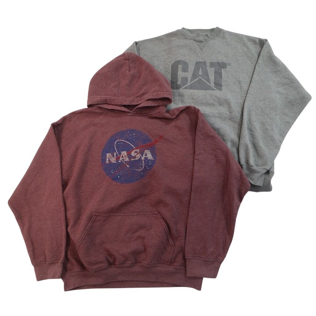 古着卸 まとめ売り 企業 スウェット 8枚セット ( メンズ L ) ハードロックカフェ NASA CAT 中古 古着 NF5685 古着卸 まとめ売り 企業 スウェット 8枚セット ( メンズ L ) ハード