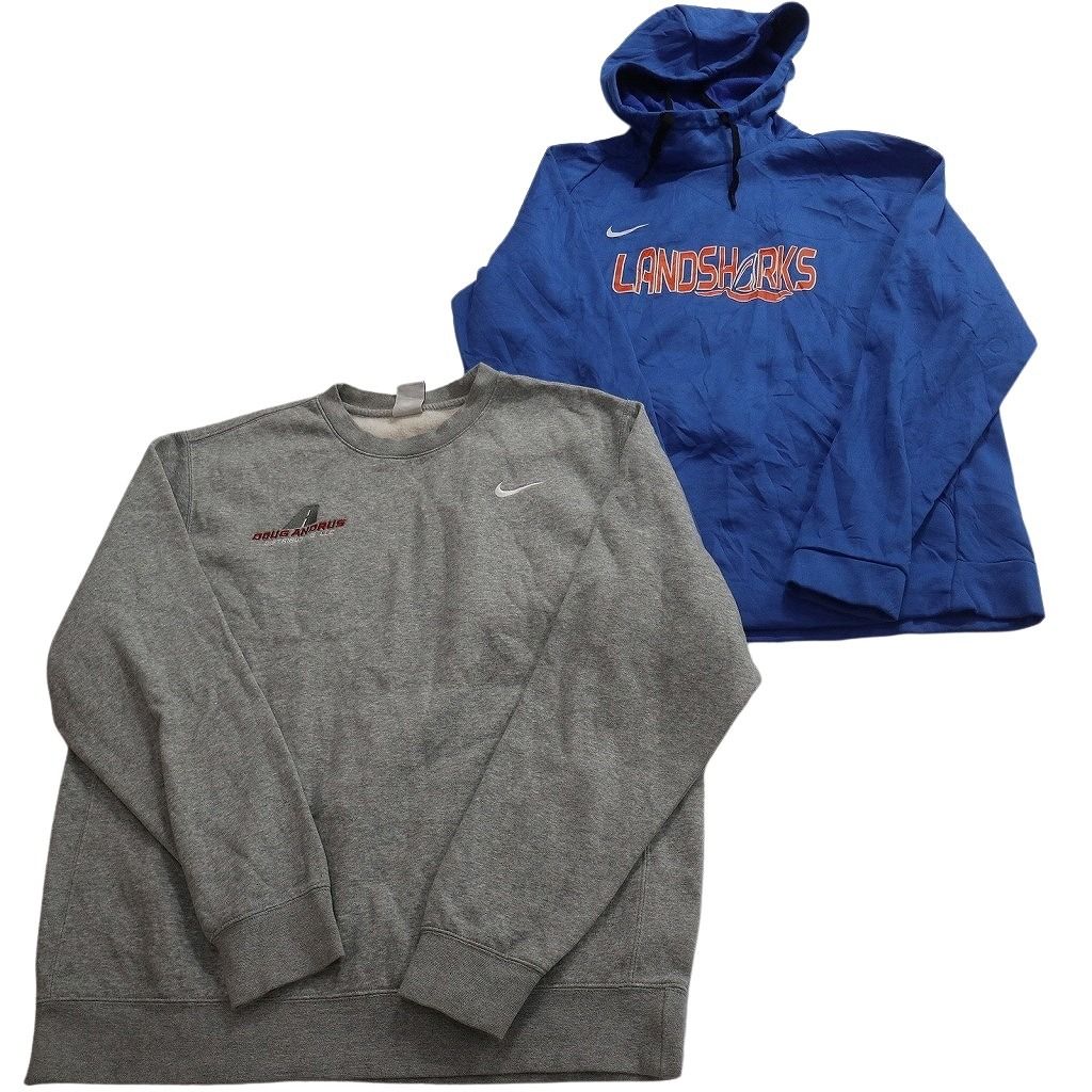 古着卸 まとめ売り NIKE ナイキ スウェット 8枚セット ( メンズ L