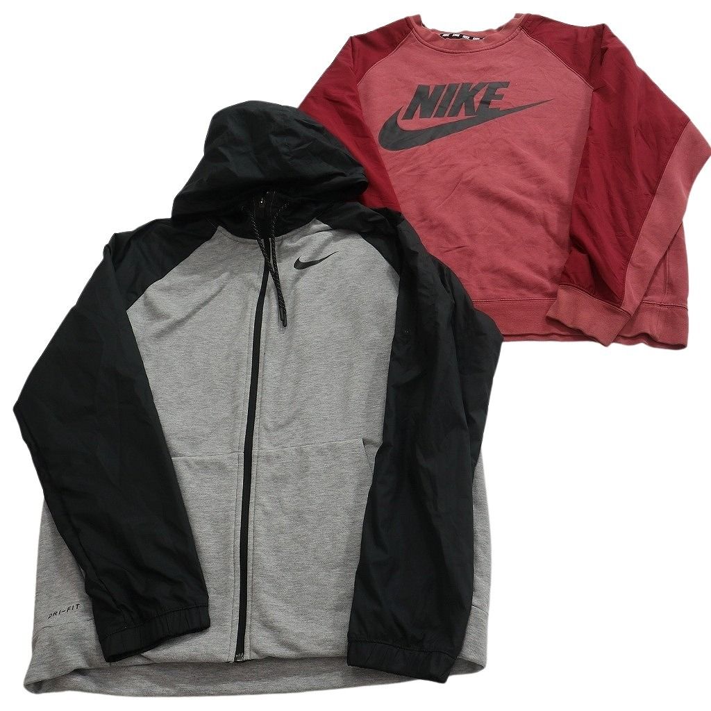 古着卸 まとめ売り NIKE ナイキ スウェット 8枚セット ( メンズ L