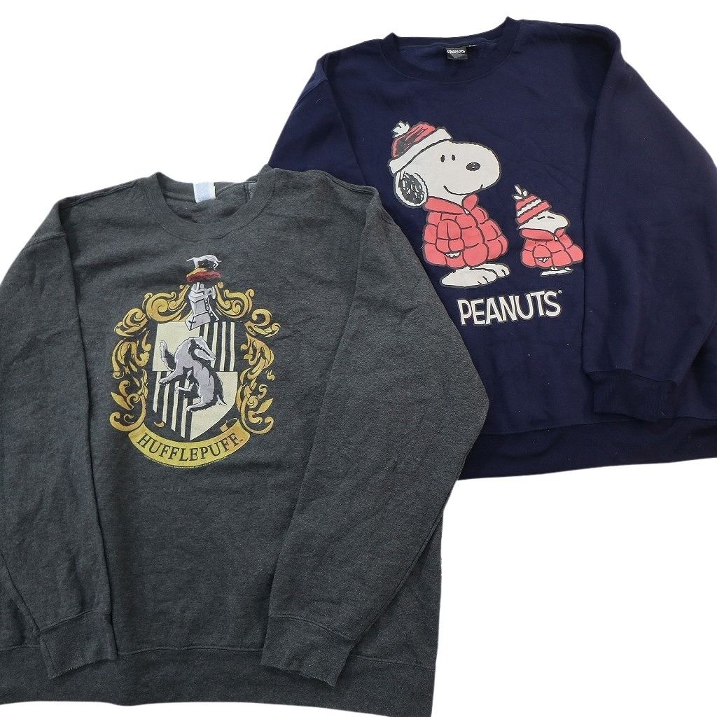 古着卸 まとめ売り キャラクター スウェット 8枚セット ( メンズ 2XL