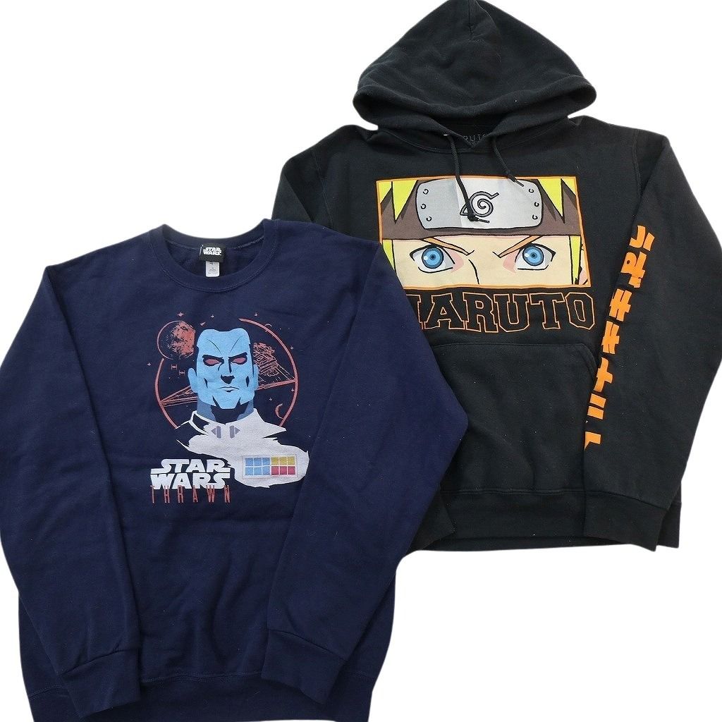 古着卸 まとめ売り キャラクター スウェット 7枚セット ( メンズ S/M