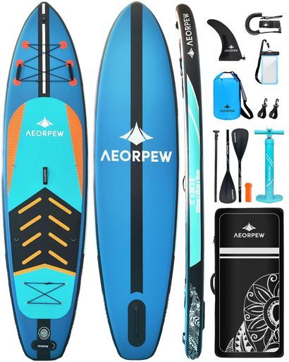 AEORPEW サップ ボード SUPボード 空気注入式パドルボード 大人用 幅86cm スタン