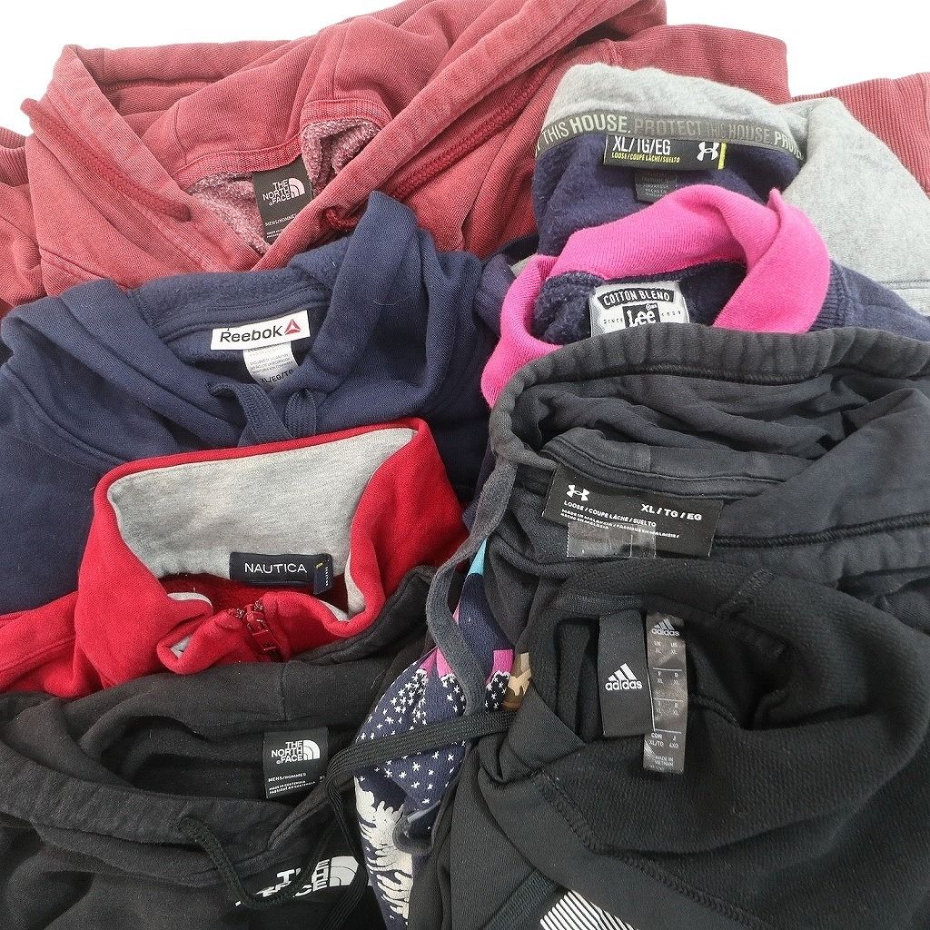 古着卸 まとめ売り ブランド スウェット 8枚セット ( メンズ XL