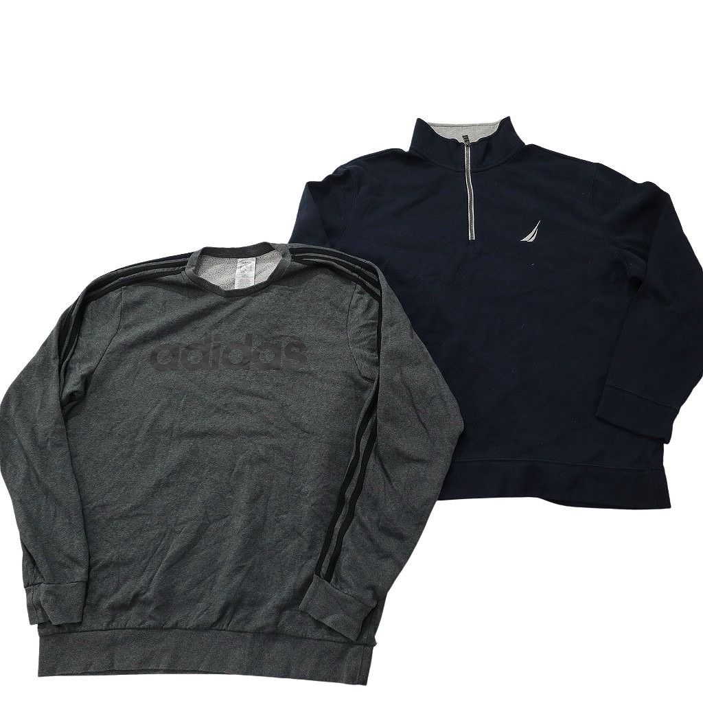 古着卸 まとめ売り ブランド スウェット 8枚セット ( メンズ XL/2XL