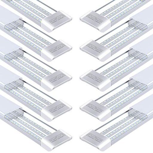 luckintech 80WLED蛍光灯 LEDベースライト 1台の明るさ従来品3本相当 超高輝度 40W消費電力 昼光色(6000K) 器具一体型 直付 3列チップ 薄型 120cm 省エネ 全光束