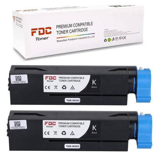 FDC【大容量】オキ OKI 用 TNR-M4G2 リサイクルトナー 2本セット 互換トナーカートリッジ 対応機種:B432dnw 印刷枚数:約12,000枚