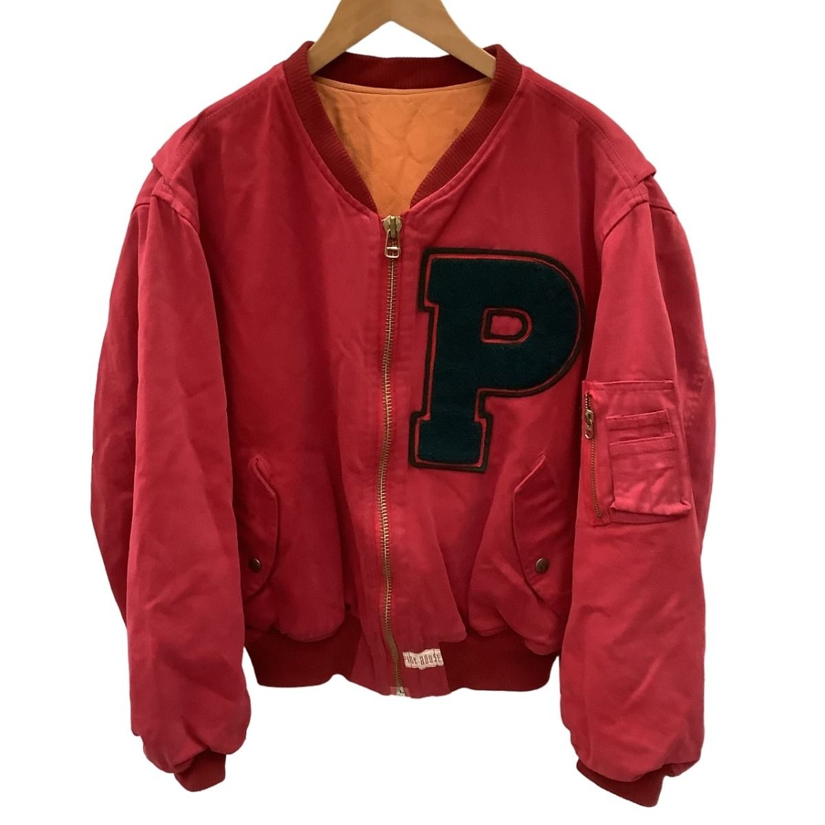 PINK HOUSE - ♪♪PINK HOUSE ピンクハウス レディース ブルゾン 激レア ワッペン  レッド ♪♪PINK HOUSE ピンクハウス レディース ブルゾン 激レア ワッペン