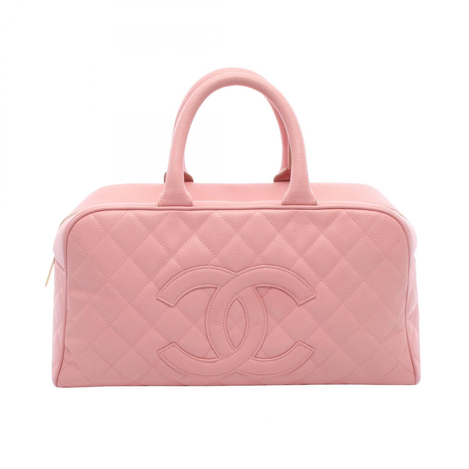 CHANEL シャネル マトラッセ ココマーク ボーリングバッグ ハンドバッグ