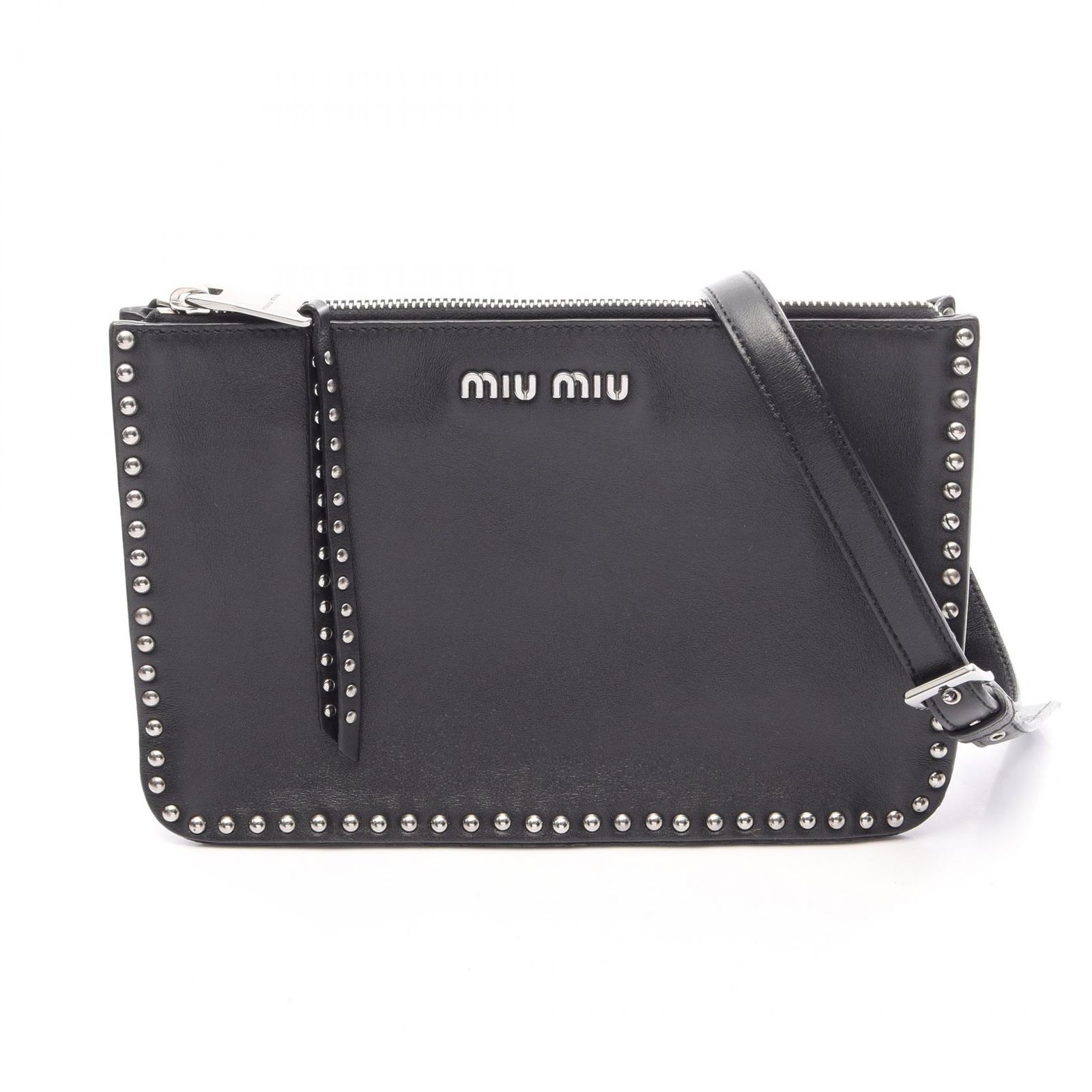 Miu Miu ミュウ ミュウ スタッズ ショルダーバッグ