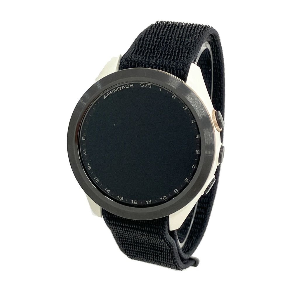 GARMIN ガーミン APPROACH S70 GPSナビ スマートウォッチ ホワイト系 [240101744397] ゴルフウェア ストスト