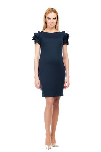 [ピエトロブルネッリ] DRESS SALISBURGO デザインスリーブワンピース -ダークネイビー 16,104円