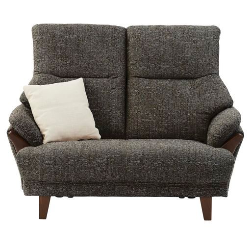 関家具(Sekikagu) 2人掛ソファ ブラウン ファブリック クッション1個付 テノール6 329473 38,206円