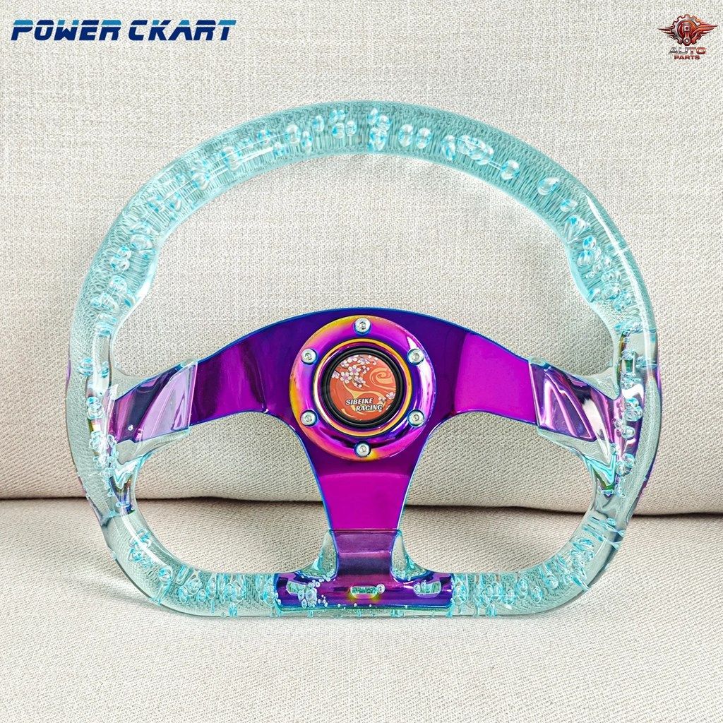ユニバーサルDシェイプアクリルステアリングホイール改造レーシング