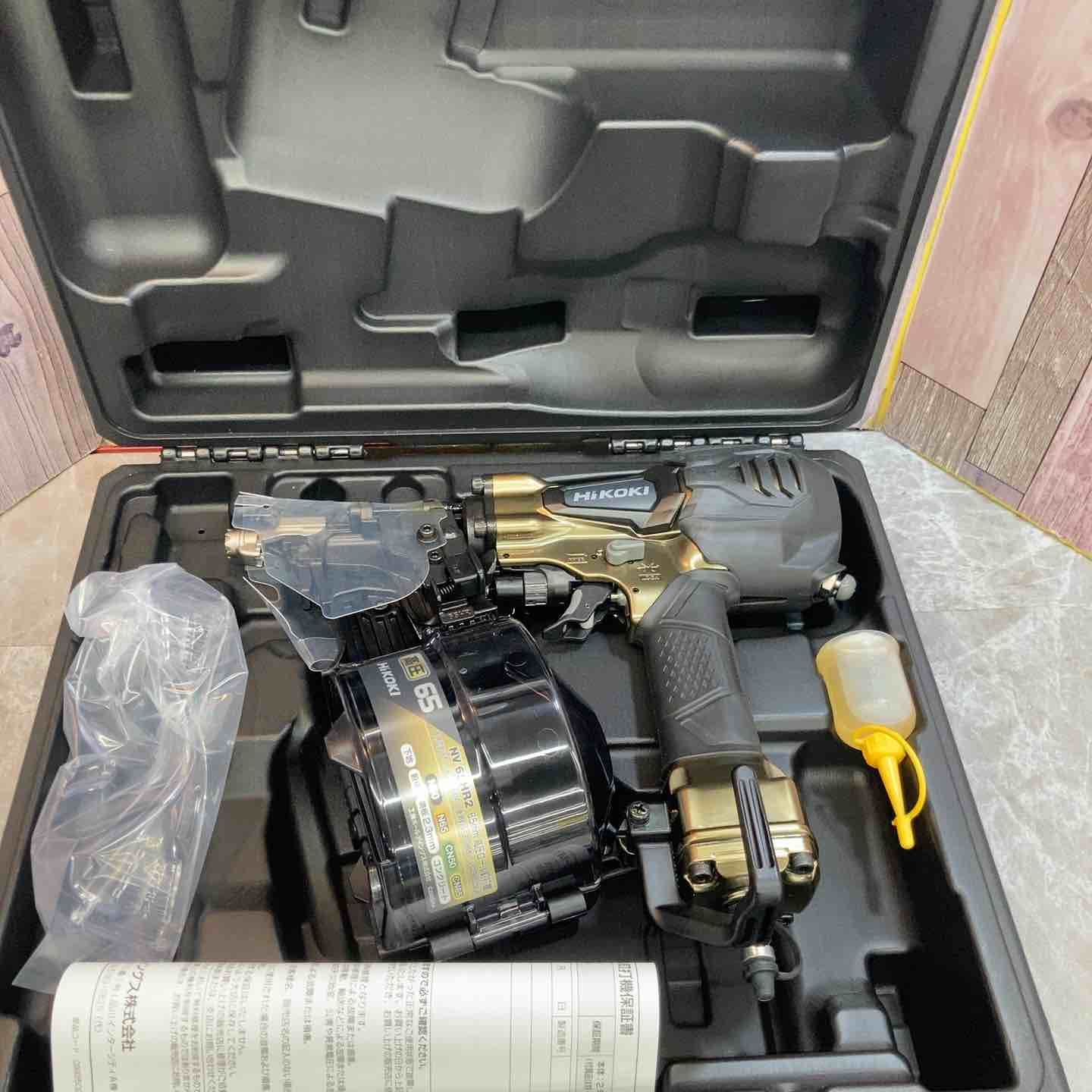 【未使用品】★ハイコーキ(HIKOKI ※旧:日立工機) 高圧エア釘打ち機 NV65HR2(N)【川口店】
