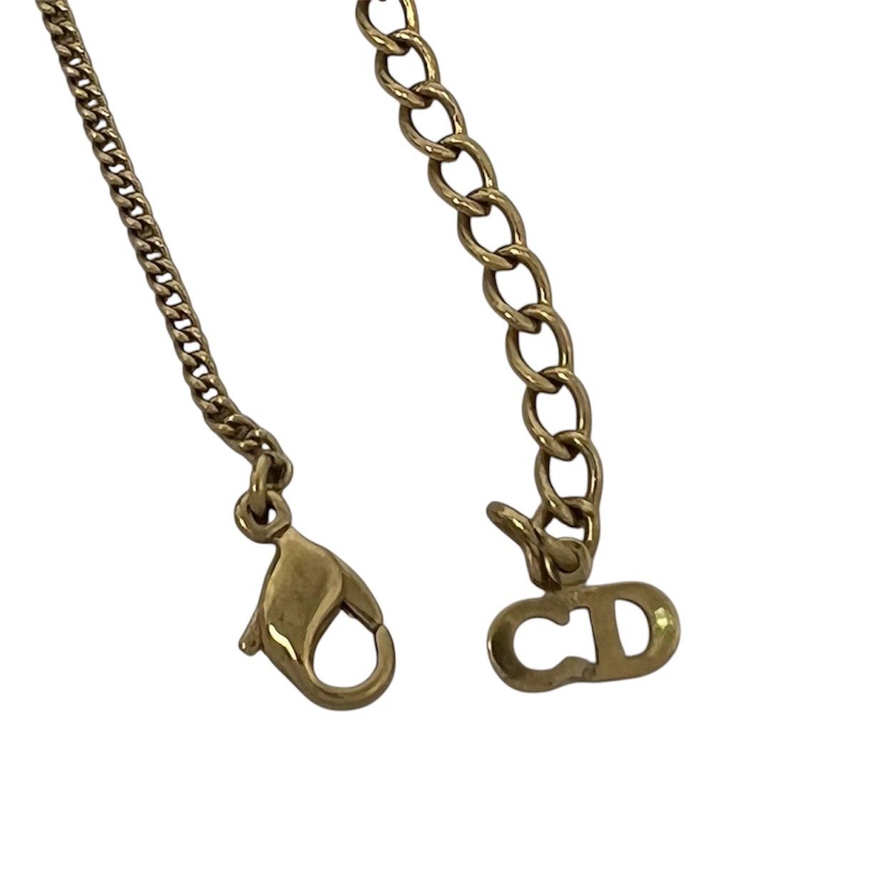 極 美品 Christian Dior ディオール ヴィンテージ ロゴ プレート GP