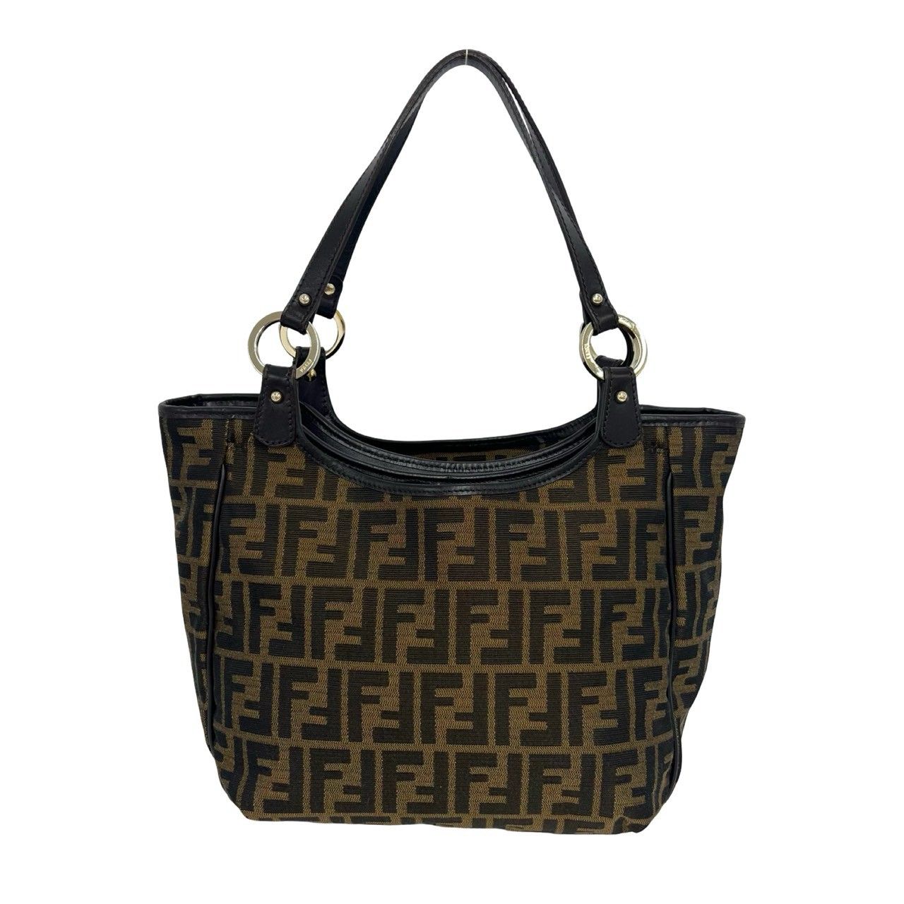 極 美品 保存袋付 FENDI フェンディ ヴィンテージ ズッカ FF 柄