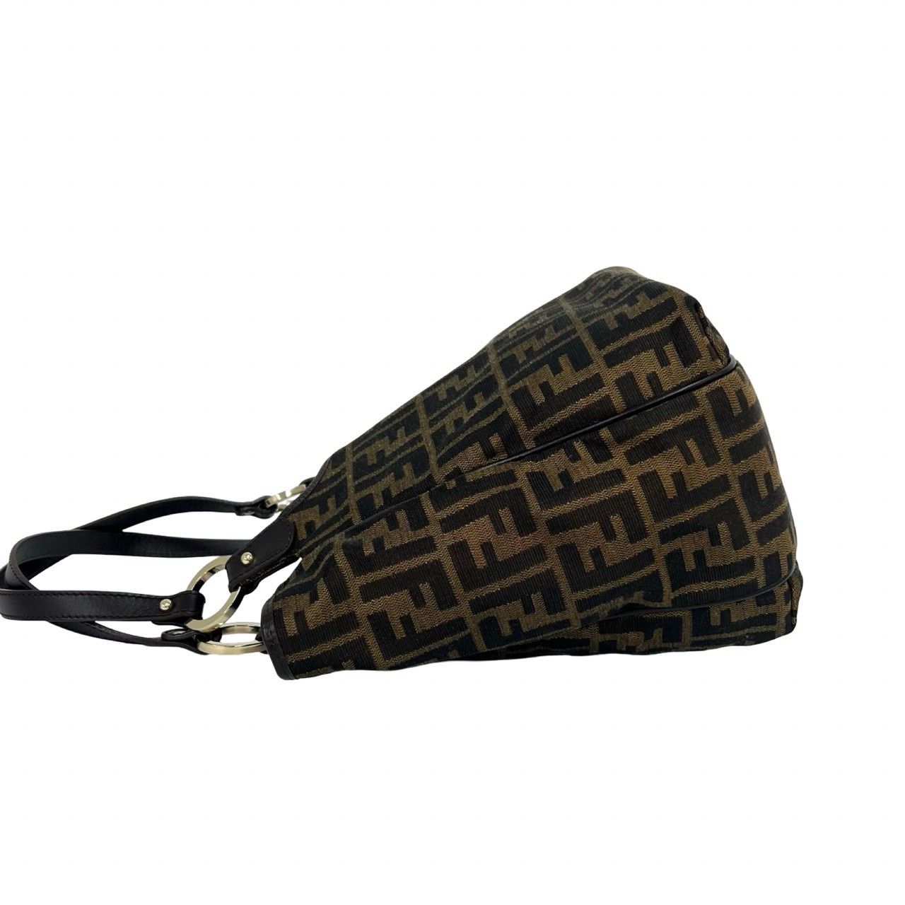極 美品 保存袋付 FENDI フェンディ ヴィンテージ ズッカ FF 柄 