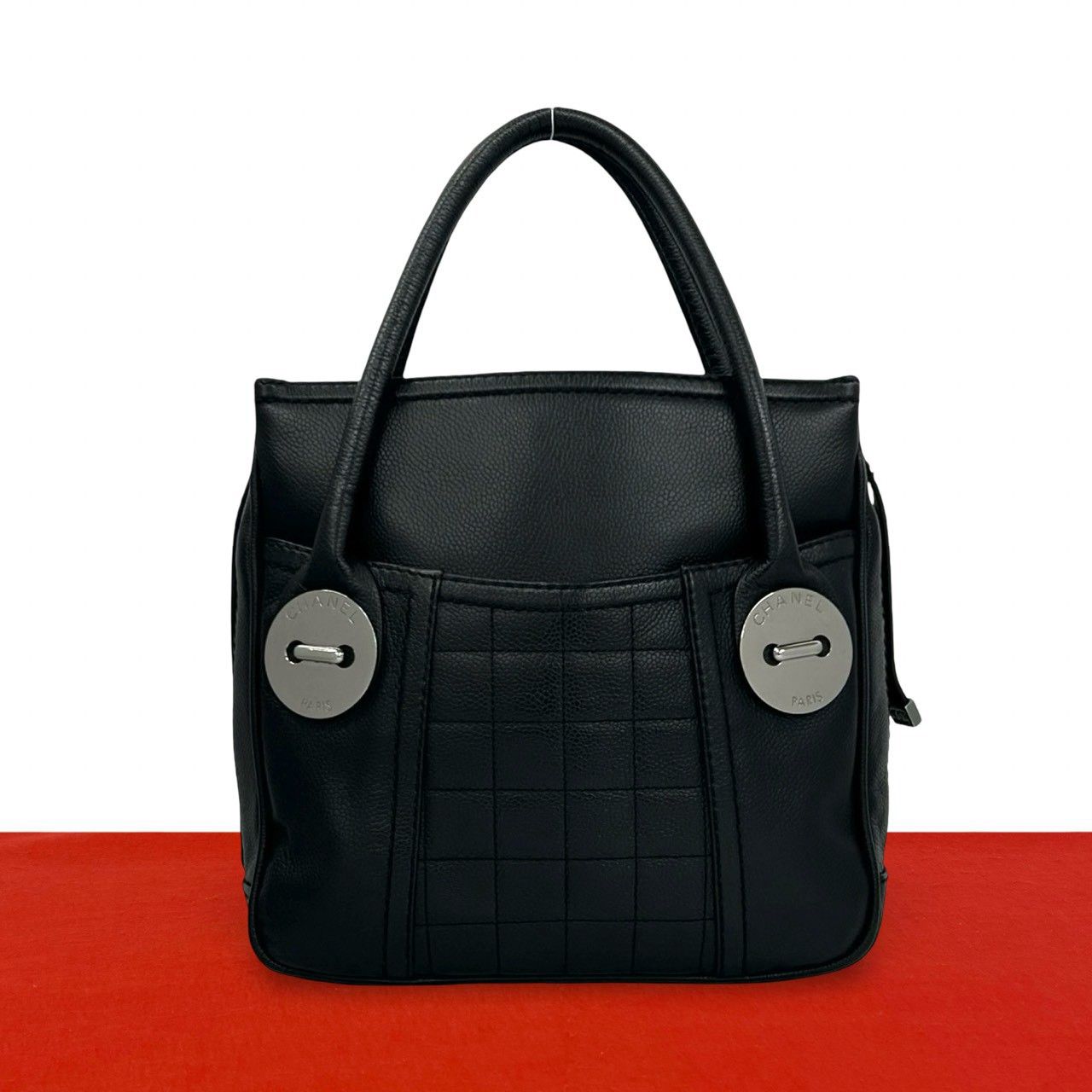 極 美品 シール有 9番台 CHANEL シャネル チョコバー ロゴ 金具
