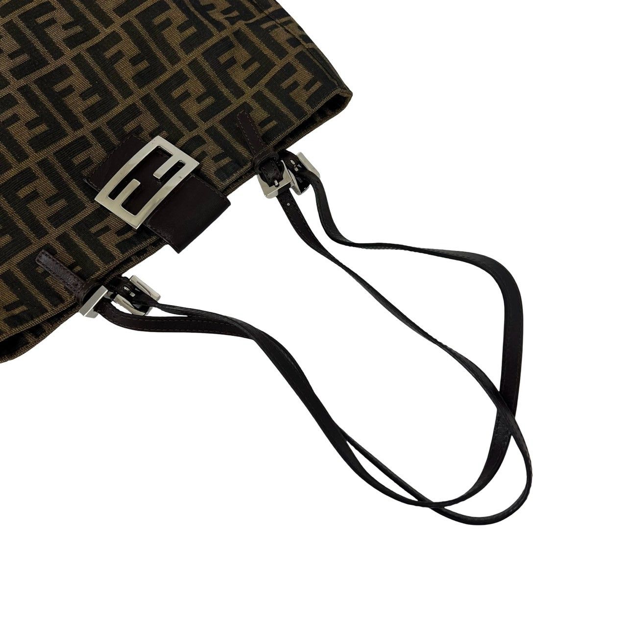 極 美品 FENDI フェンディ ヴィンテージ ズッカ FF 柄 キャンバス