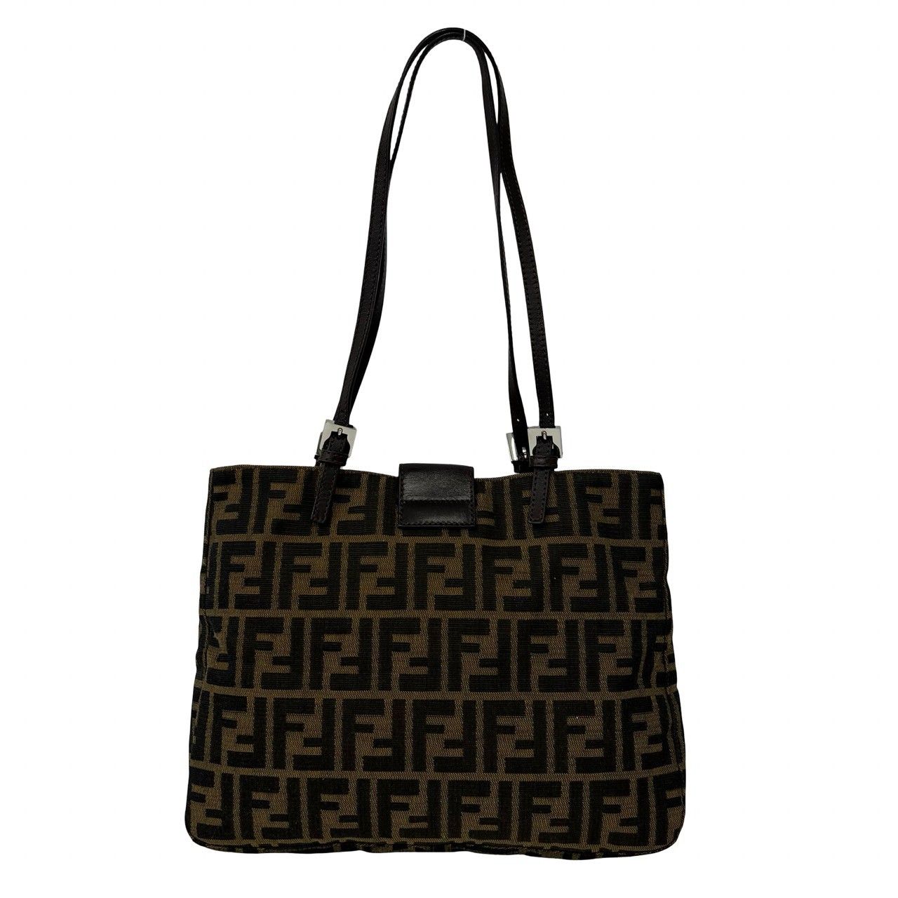 極 美品 FENDI フェンディ ヴィンテージ ズッカ FF 柄 キャンバス