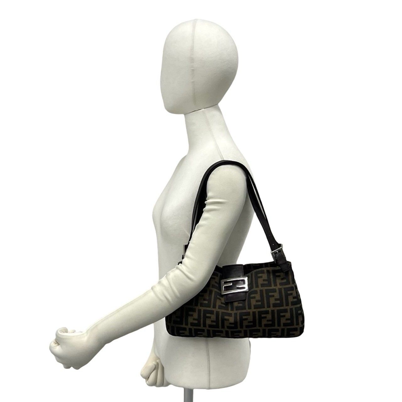 極 美品 FENDI フェンディ ヴィンテージ マンマバケット ズッカ FF 柄