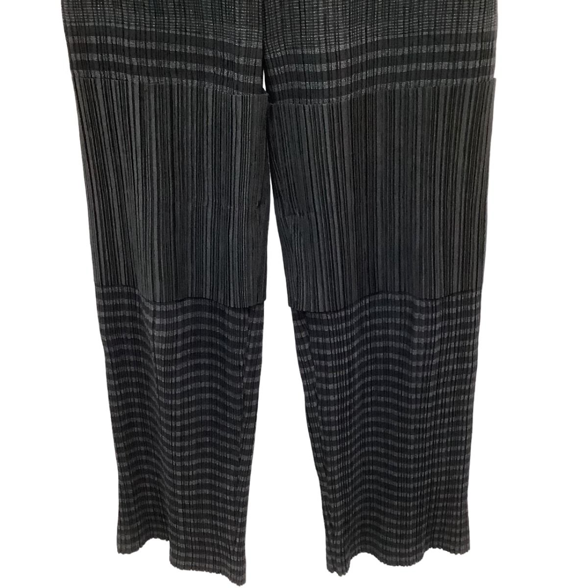 ♪♪ISSEY MIYAKE イッセイミヤケ プリーツ 柄 パンツ チェック