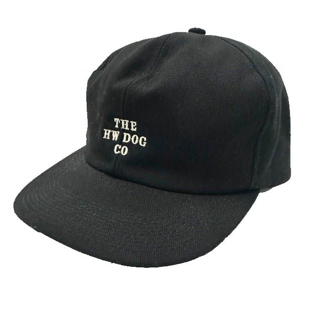 THE H.W.DOG&CO. エイチダブリュードッグアンドコー FIELD CAP ロゴ刺繍 フィールド キャップ 帽子 ONE 黒ブラック ブランド古着ベクトル 中古▲260724