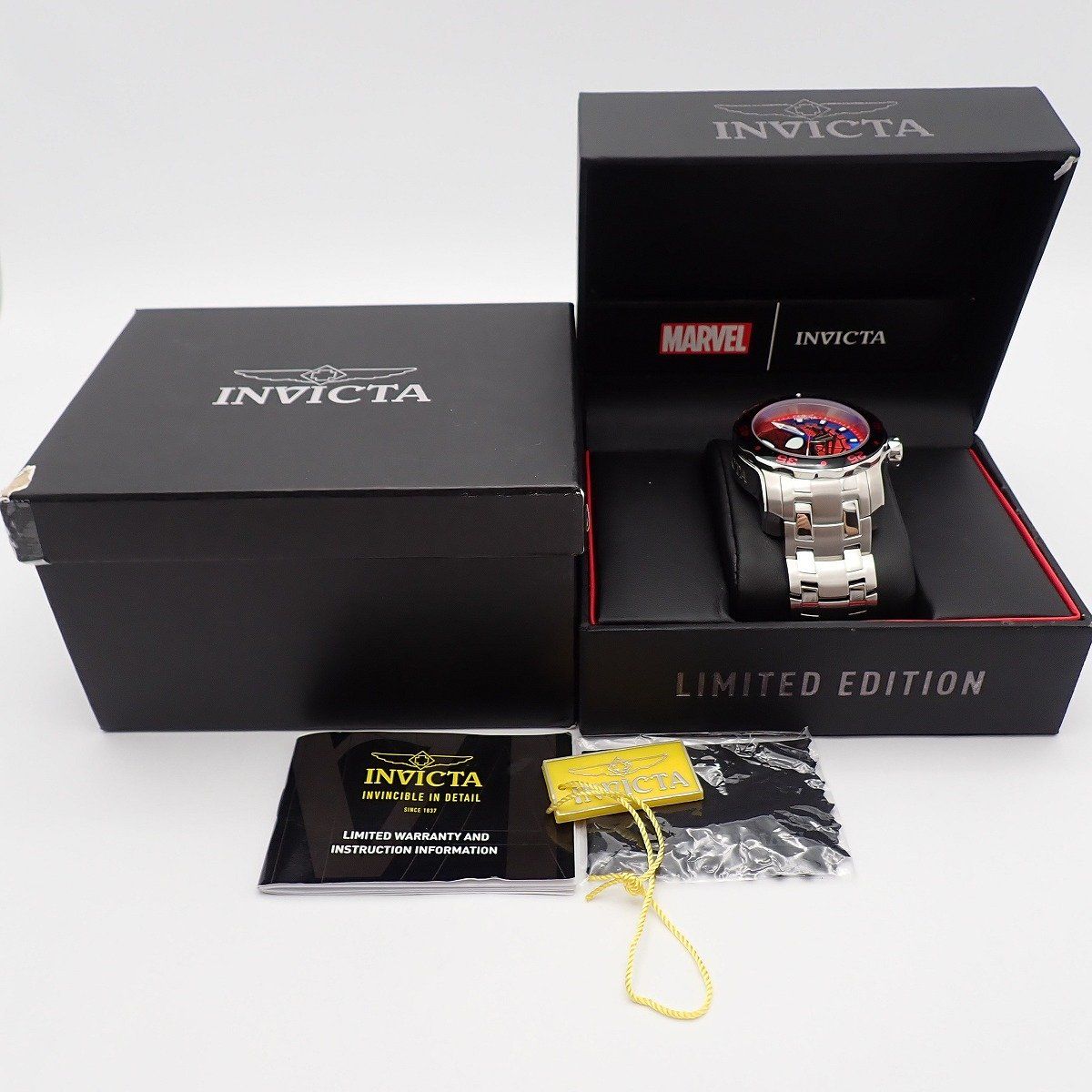 美品】INVICTA インビクタ × MARVEL スパイダーマン コラボ限定モデル