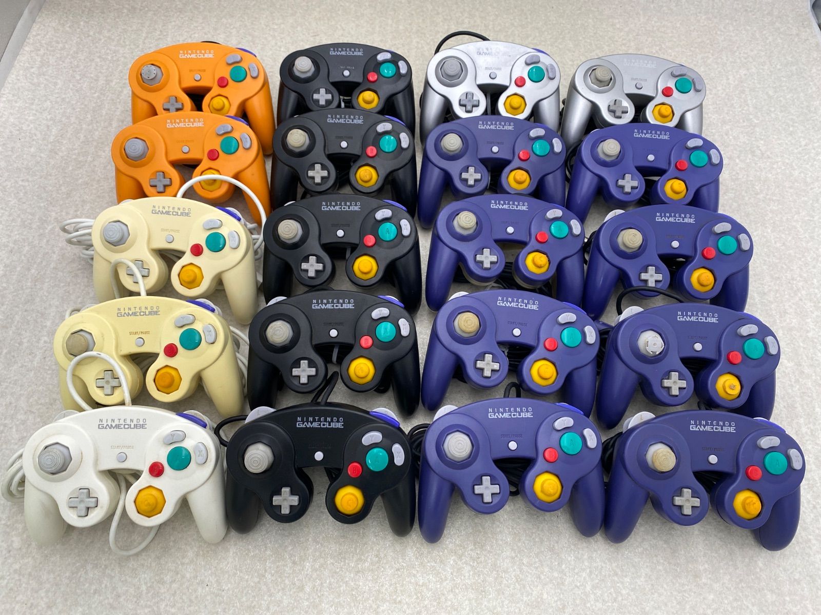 ニンテンドーゲームキューブ コントローラー ジャンク まとめ売り 20点