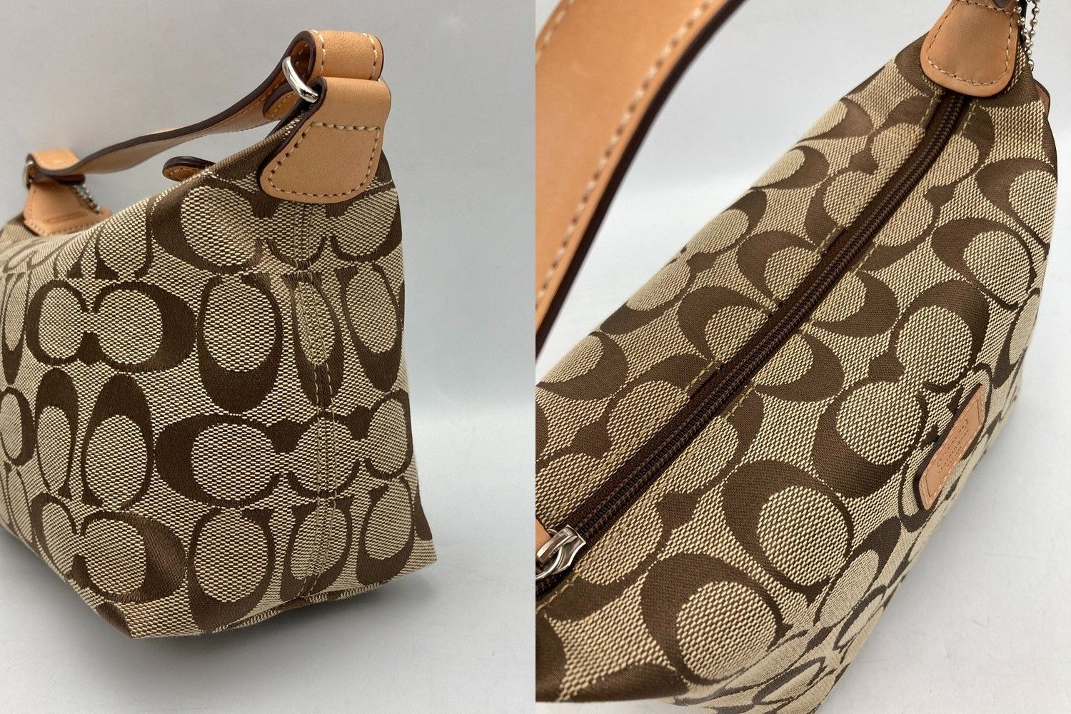 COACH シグネチャー ハンドバッグ 馬車ロゴ 12950 アクセサリーポーチ