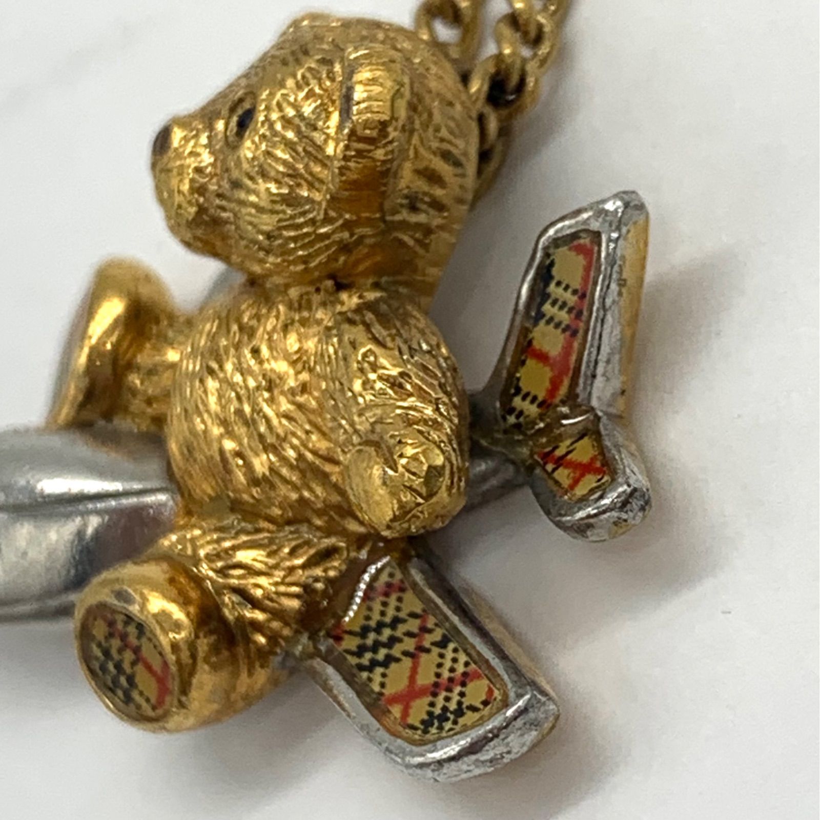 7r40. 希少 Burberry JAL50周年限定ノバチェックベアー飛行機 - メルカリ