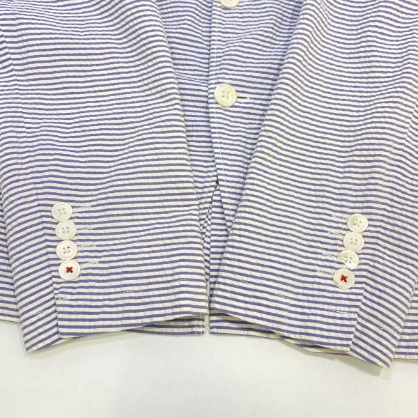 中古】Brooks Brothers テーラードジャケット シアサッカー ストライプ