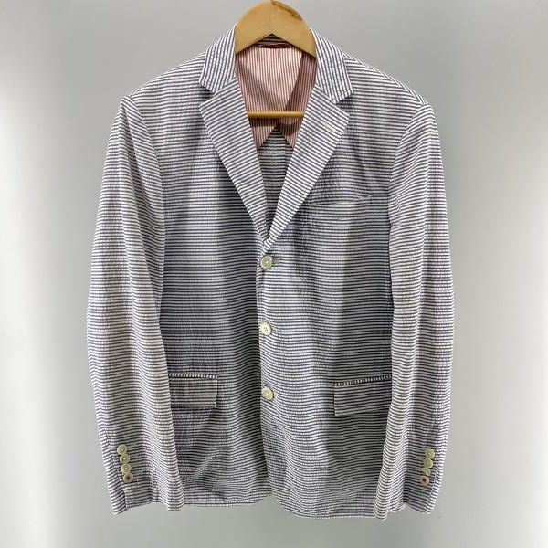 中古】Brooks Brothers テーラードジャケット シアサッカー ストライプ