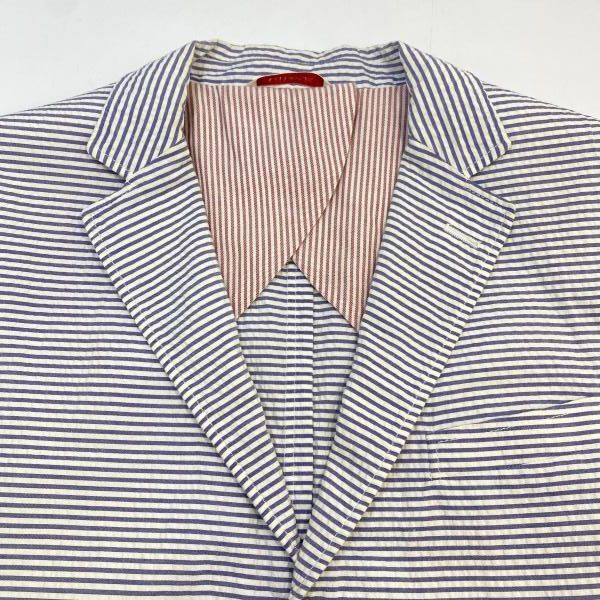 中古】Brooks Brothers テーラードジャケット シアサッカー ストライプ