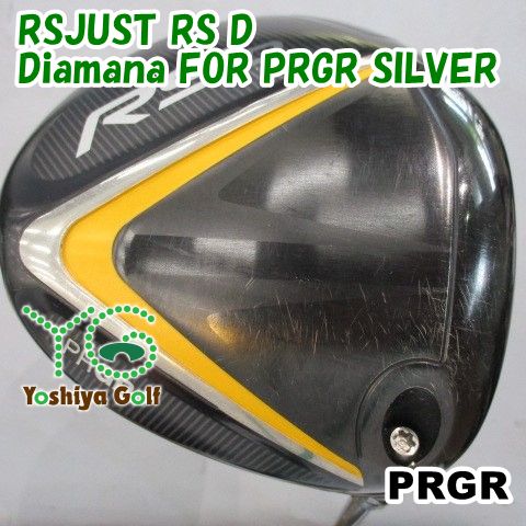 R.Sショップ ドライバー プロギア RSJUST RS D/Diamana FOR PRGR SILVER/R/10.5