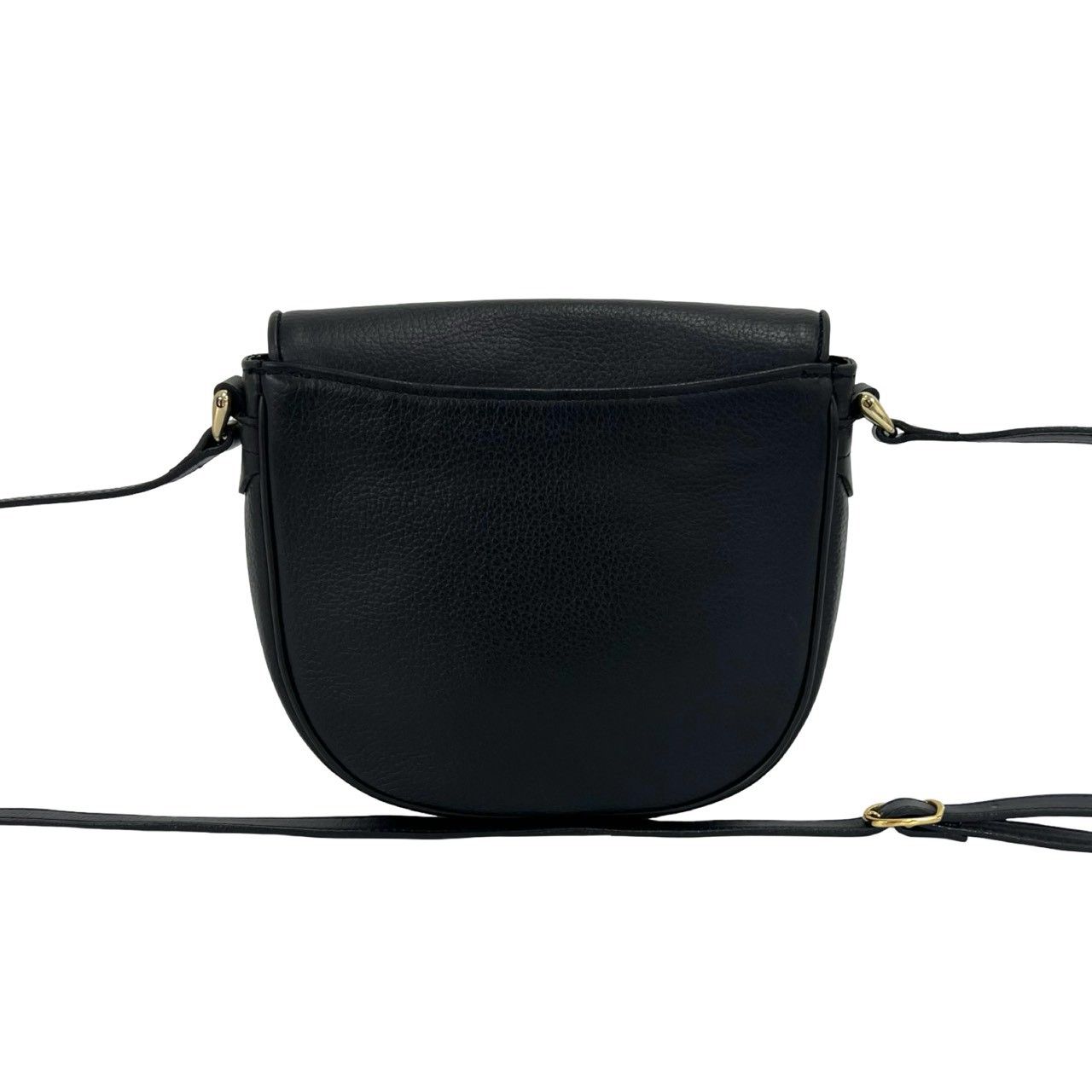 ⭐美品⭐Burberrys ホースロゴ ブラック ショルダーバッグ シボ革 