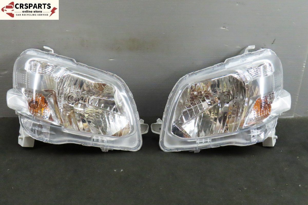 タント DBA-LA600S 純正 ハロゲン ヘッド ランプ ライト 左右 レベ付