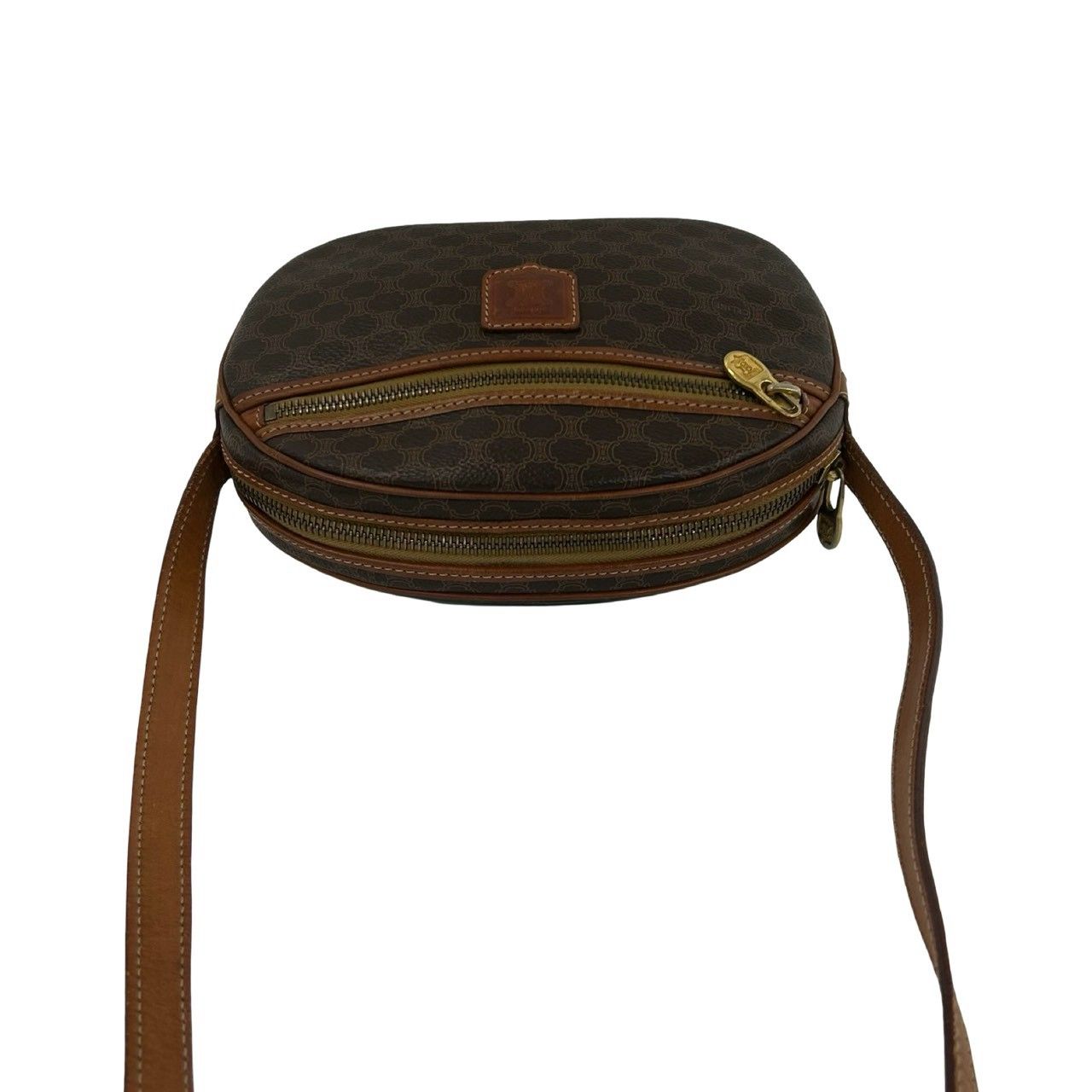極 美品 CELINE セリーヌ ヴィンテージ マカダム ブラゾン トリオンフ