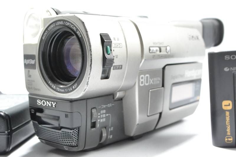 動作品】ソニー SONY CCD-TRV66 Hi8 Video8 ハンディカム ビデオカメラ