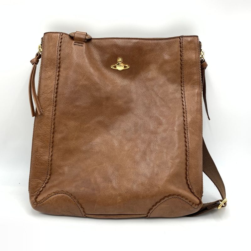 【中古品】 Vivienne Westwood ヴィヴィアン・ウエストウッド ORB SHOULDER BAG オーブ ショルダーバッグ カバン レザーバッグ 【188-260723-ko-04-tei】 11,550円